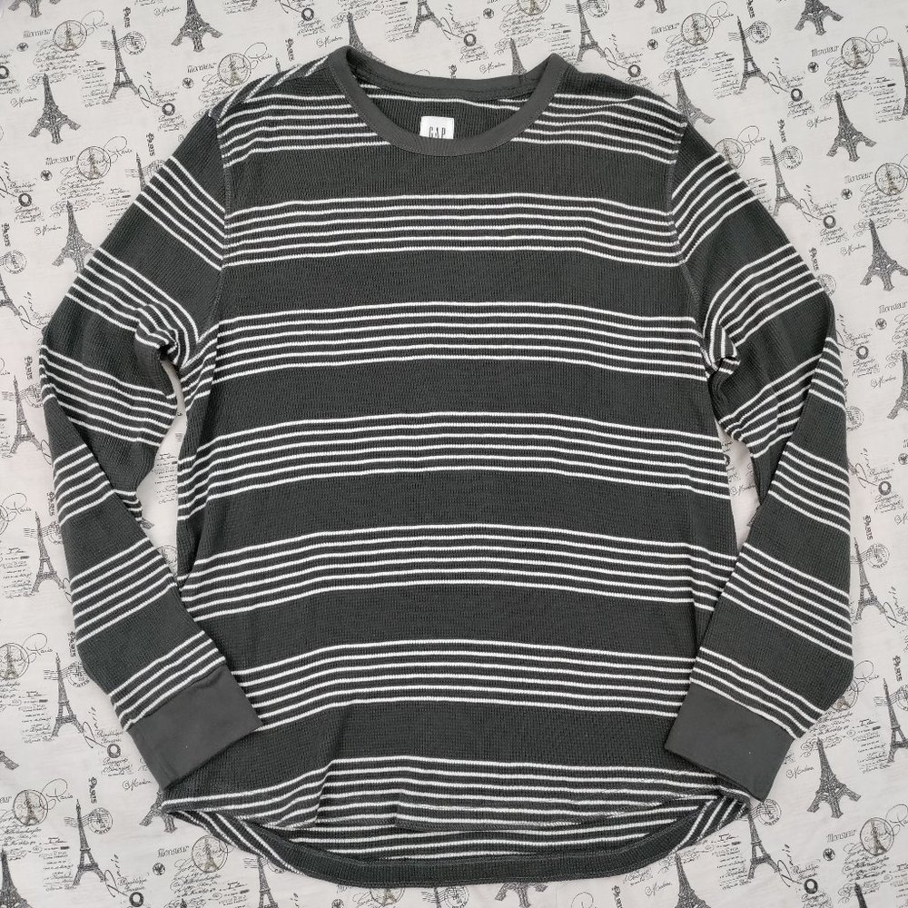 GAP Men Stripe Pattern Sweater Size L